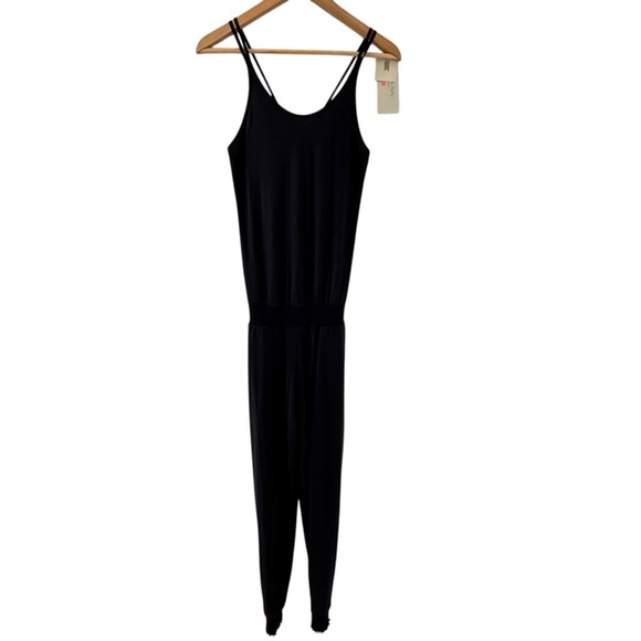 Sweaty Betty Explorer Strappy Back Black Jumpsuit NWT Small - Picture 2 of 11